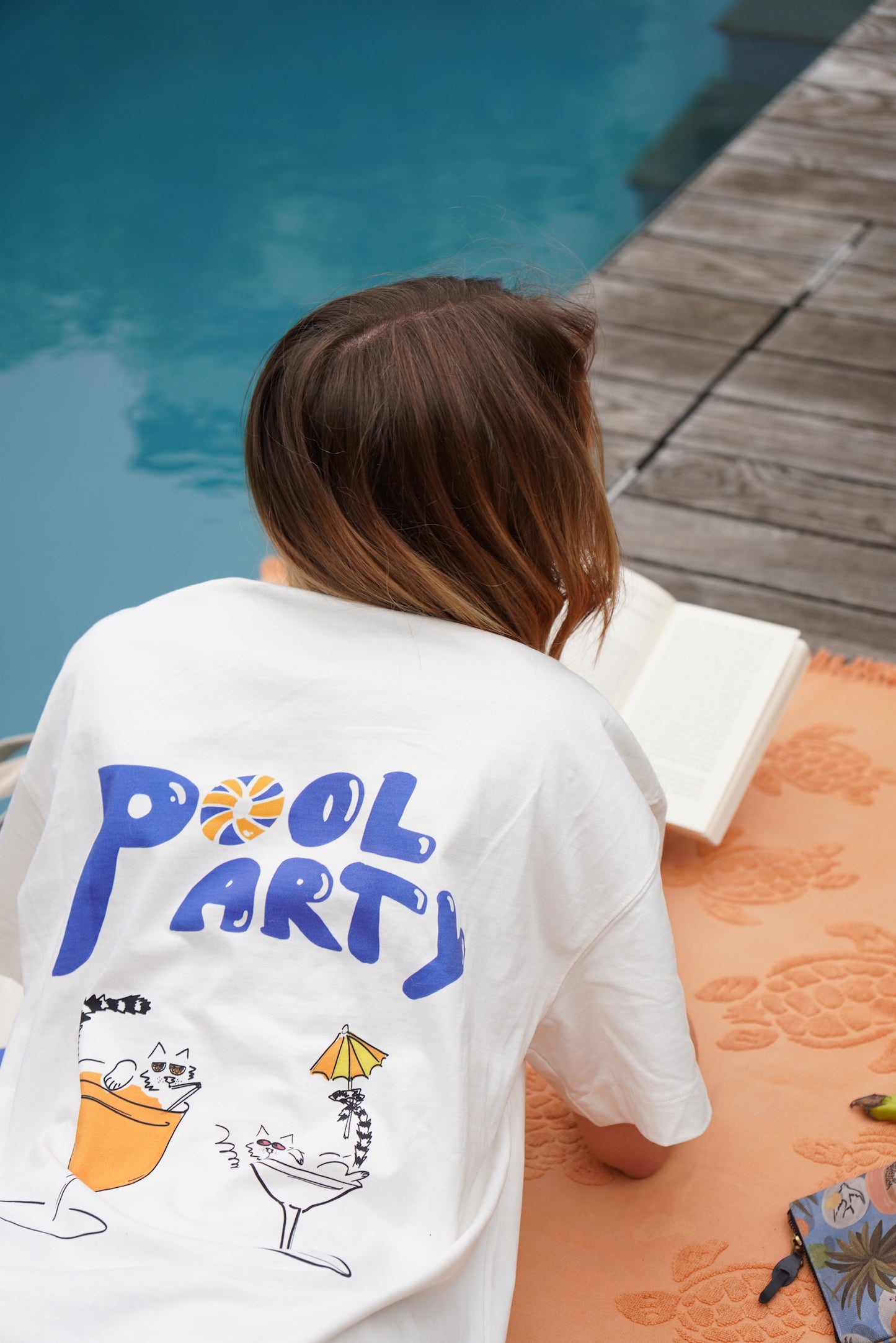 Pool Party boxy tee