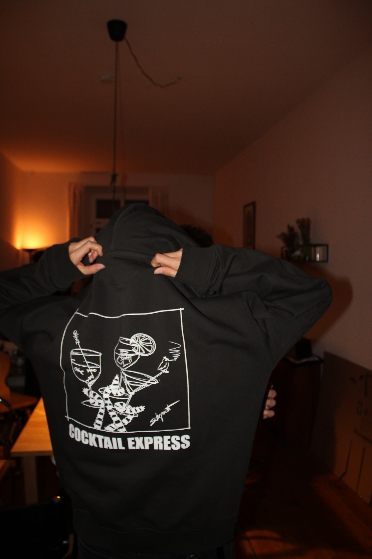 Cocktail Express Oversized Hoodie