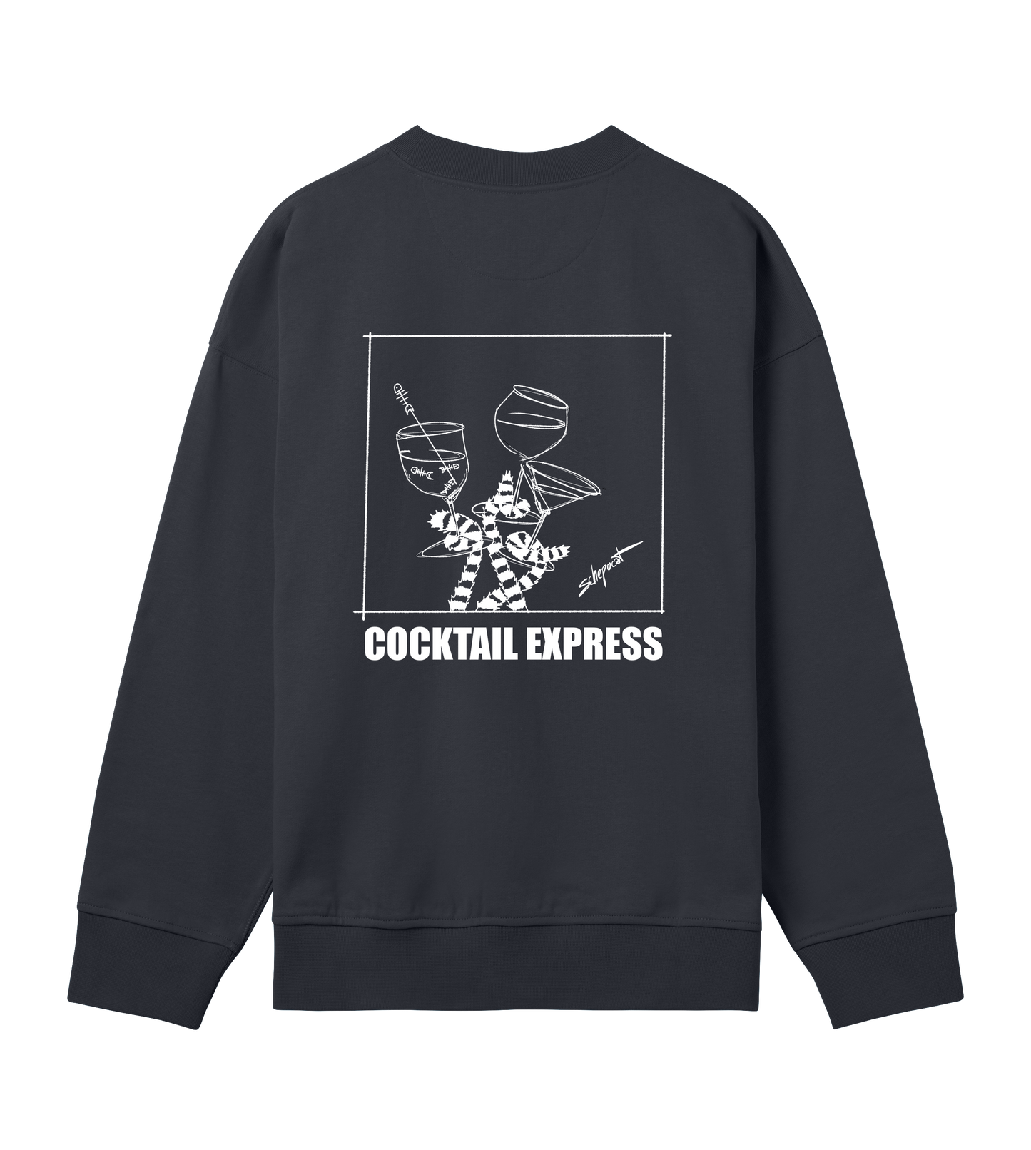 Cocktail Express Boxy Sweatshirt