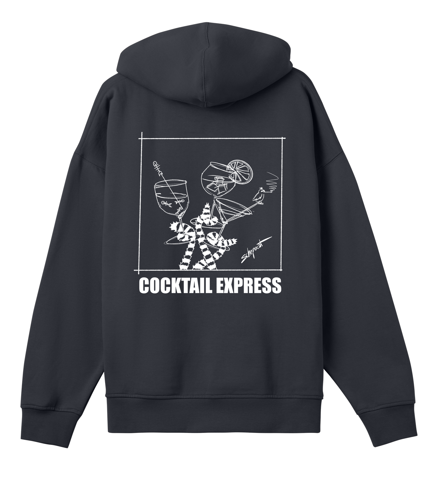 Cocktail Express Oversized Hoodie