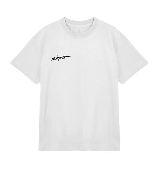 COCKTAIL EXPRESS Boxy Tee – Off white